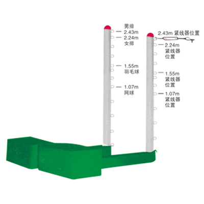 JZ-1418 移動式排羽網三用柱